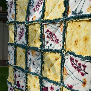 Fleece Rag Quilt Throw